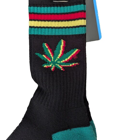 NWT FBF Originals - Pot Patrol Novelty Crew Socks Men's‎ Size Large - Picture 5 of 12